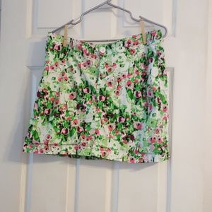 Cute floral skort